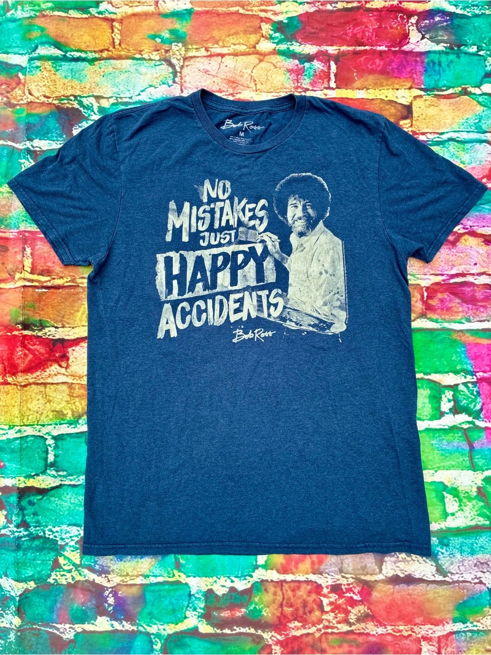 Bob Ross Artist Retro Vintage 90’s Happy Shirt Painting Painter Art